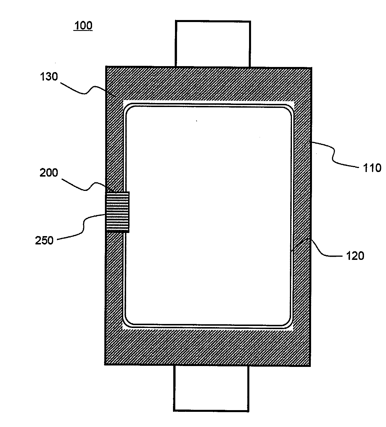 Secondary battery including one-way exhaust valve