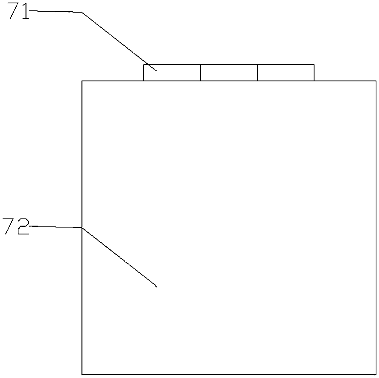 A septic tank waste treatment device