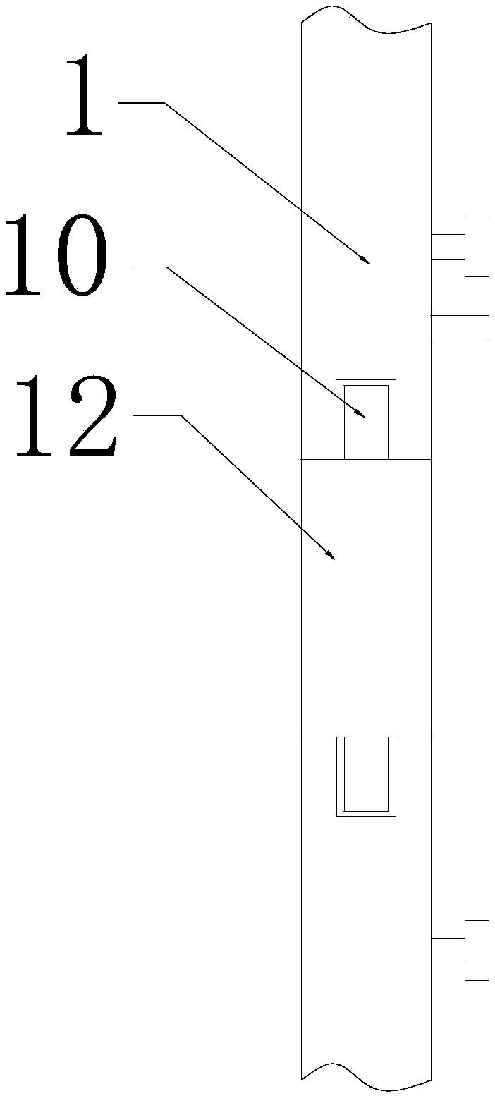 Burglar-proof door with lock cylinder capable of being detached fast