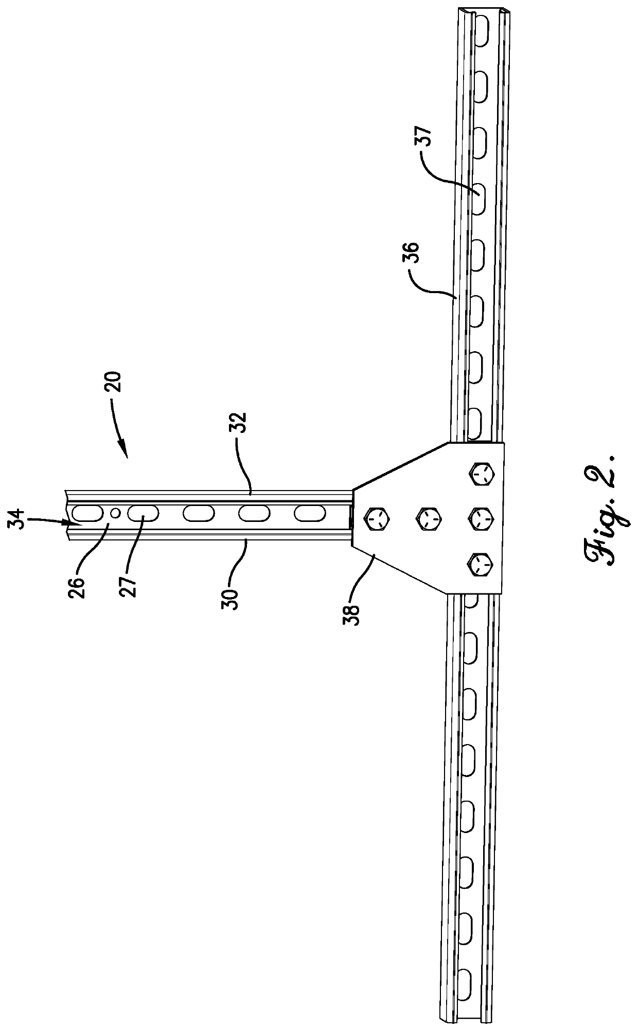 Track and trolley transport and storage system