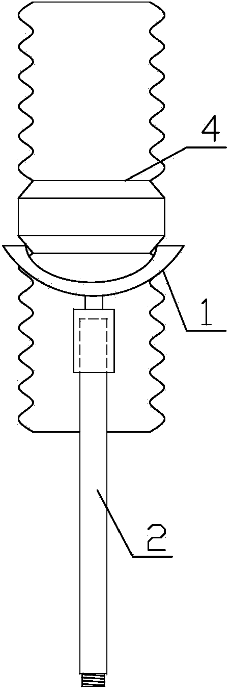 Insulating rod for 500kV equipment high-voltage test working