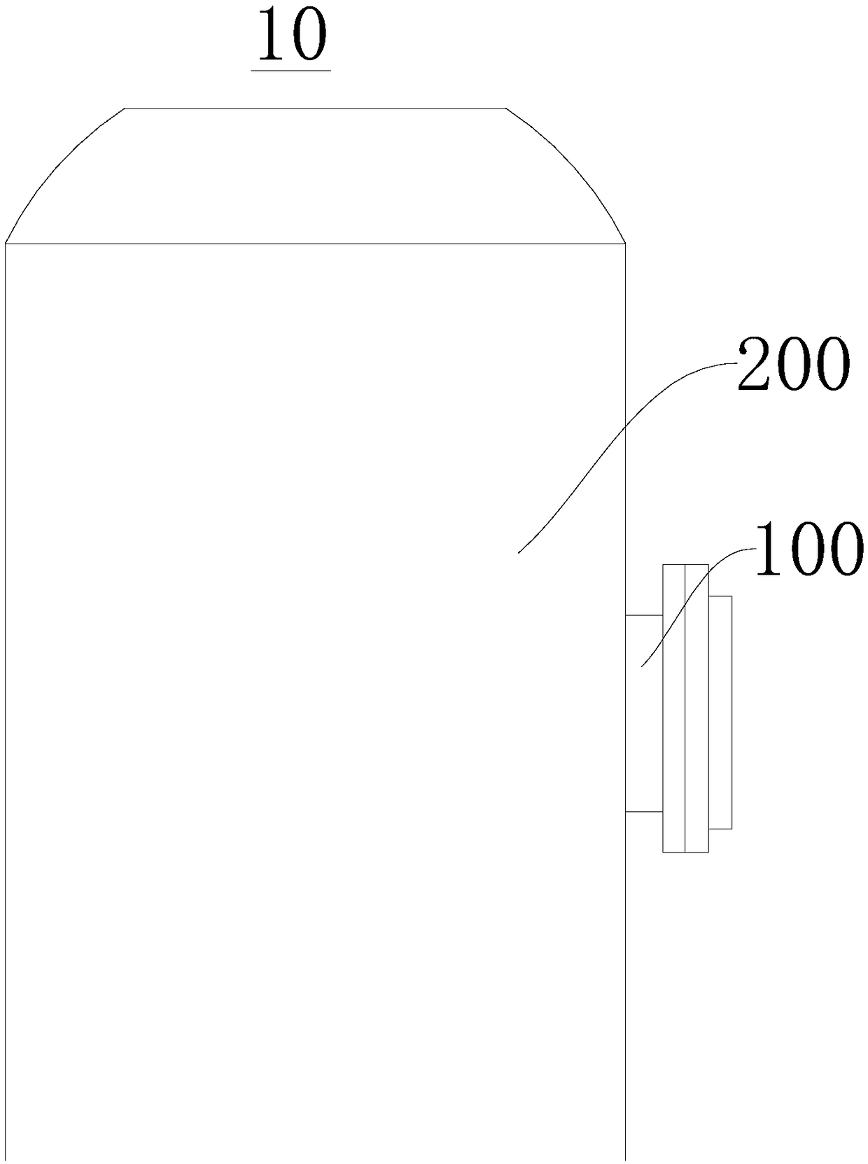 Infrared temperature measuring device and heat treatment equipment