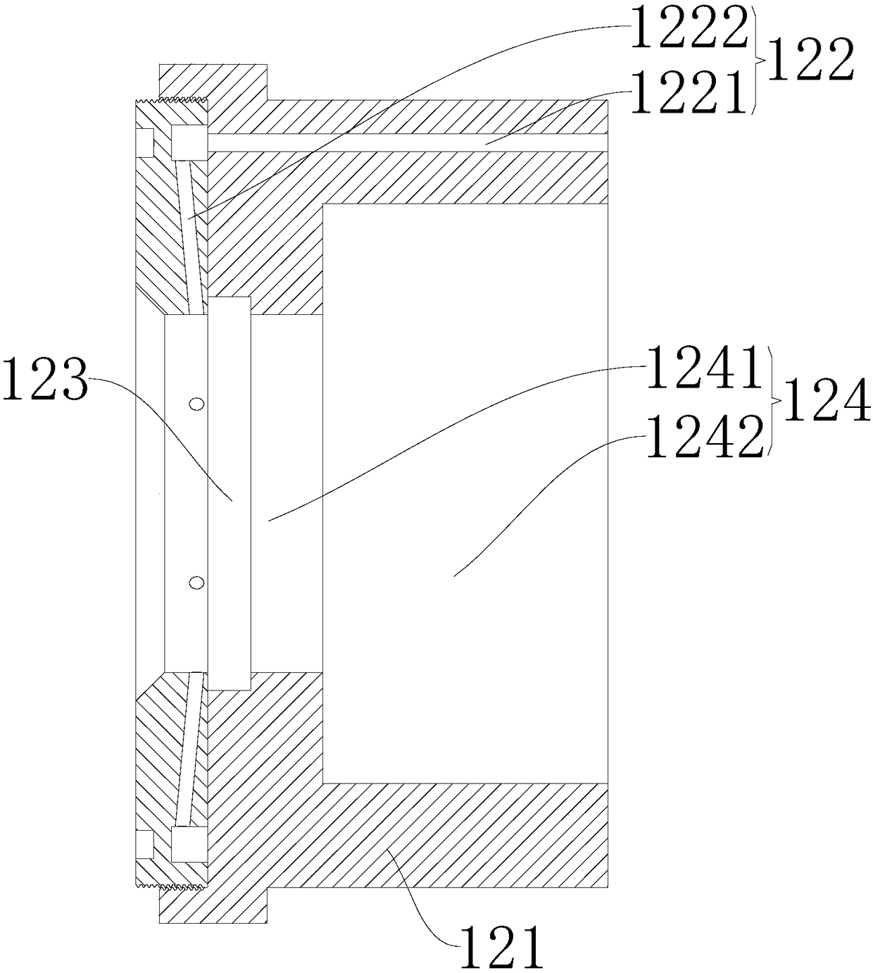 Infrared temperature measuring device and heat treatment equipment