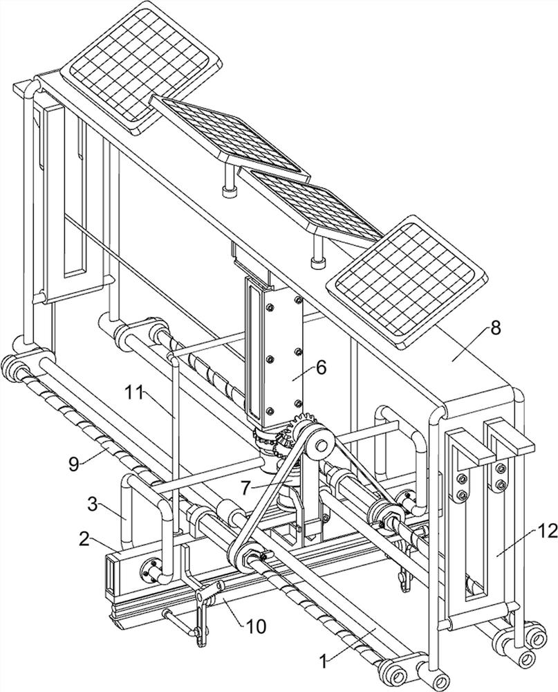 Solar heat preservation device for vegetable cultivation