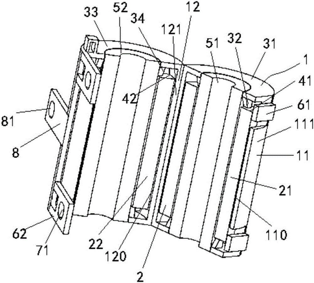 Wire fixing clamp