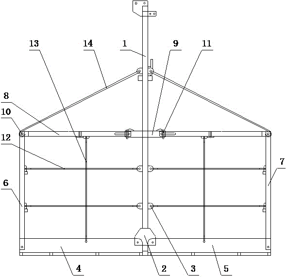 Foldable hanging basket