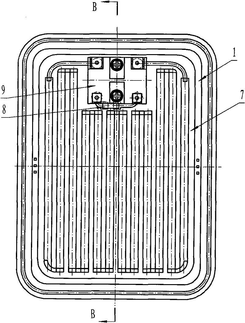 Instantaneous electric kettle heating body