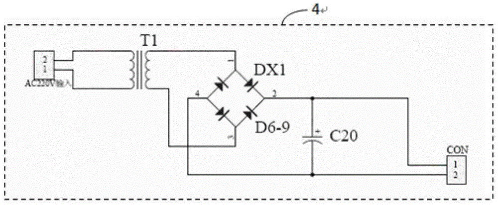 A backup power supply charge and discharge control circuit for a remote communication base station