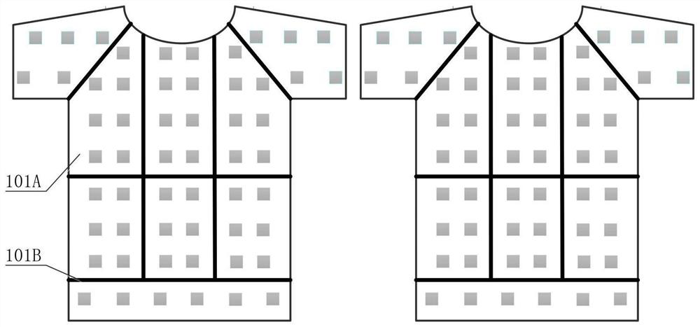 Partition accurate thermal management system in protective clothing based on thermoelectric refrigerating unit array