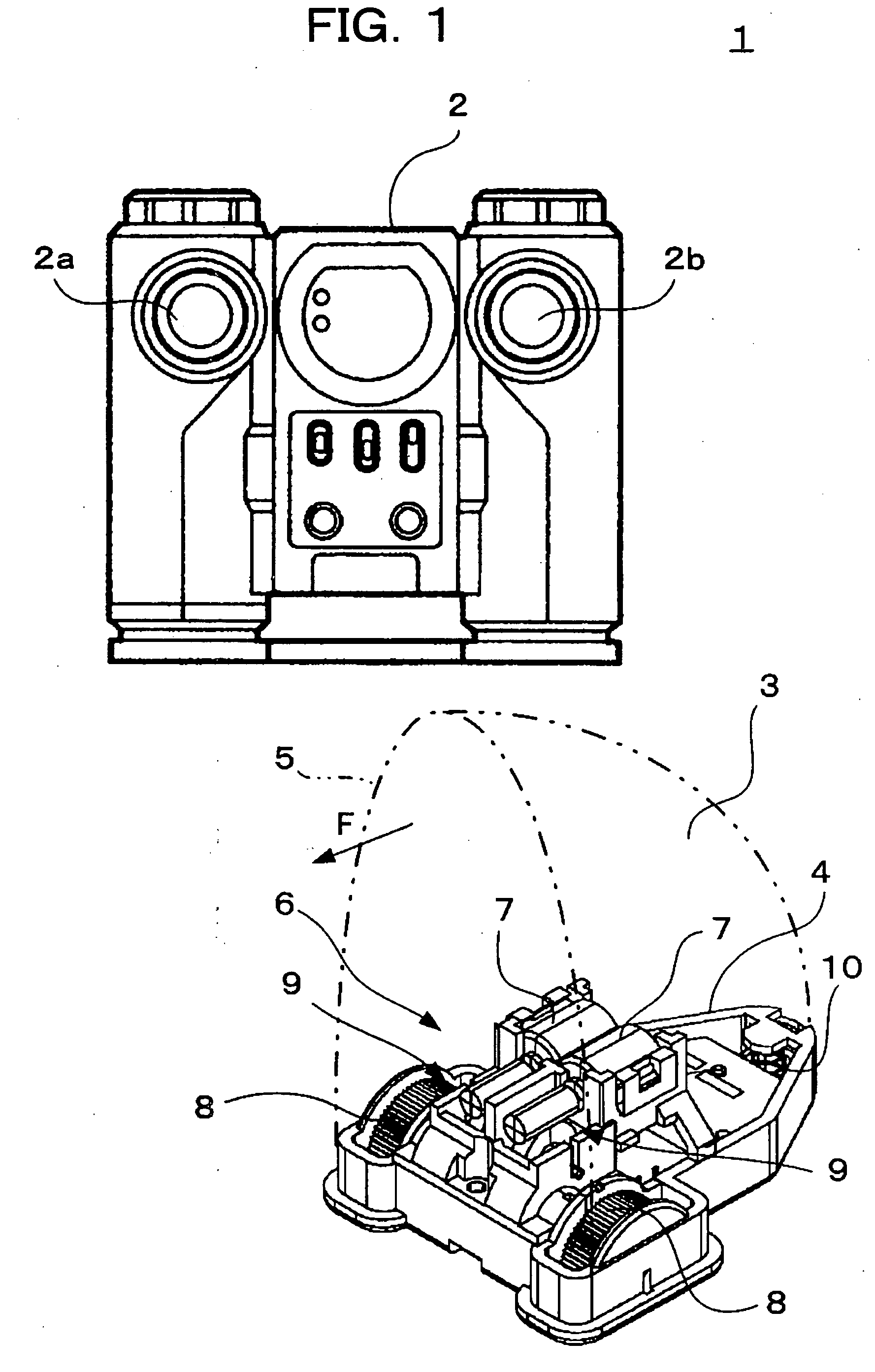 Model traveling device, model having such traveling device, and remote-controlled toy