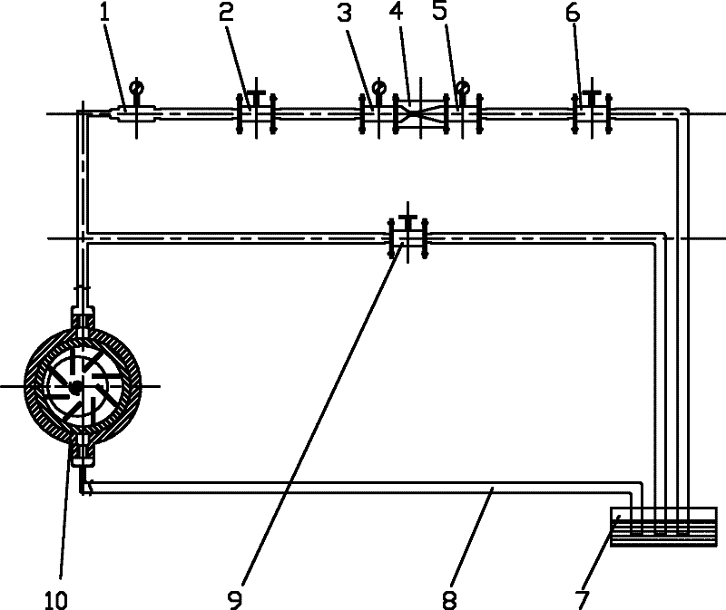 Cavitation erosion test equipment for testing material performance and test method thereof