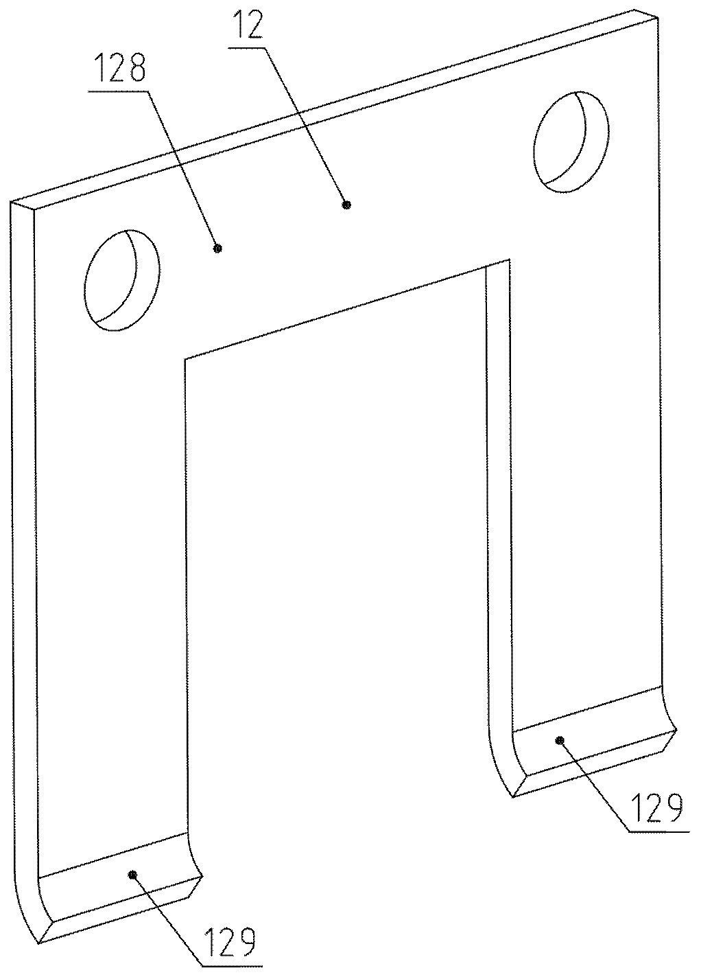 Automatic punching forming processing equipment for folding pin shaft barrel and application method