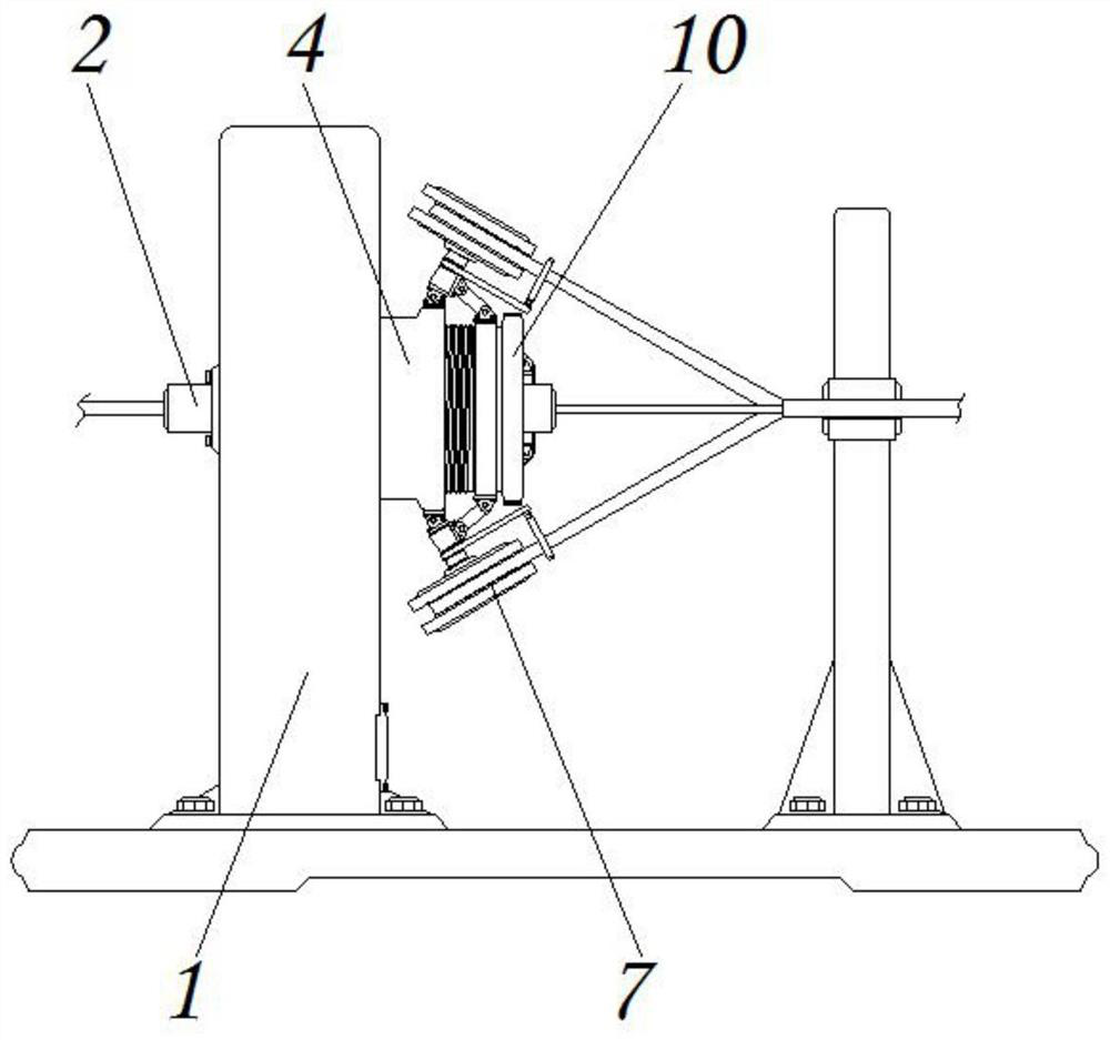 Wrapping device for production of ultralow-temperature insulated superconducting electromagnetic wire