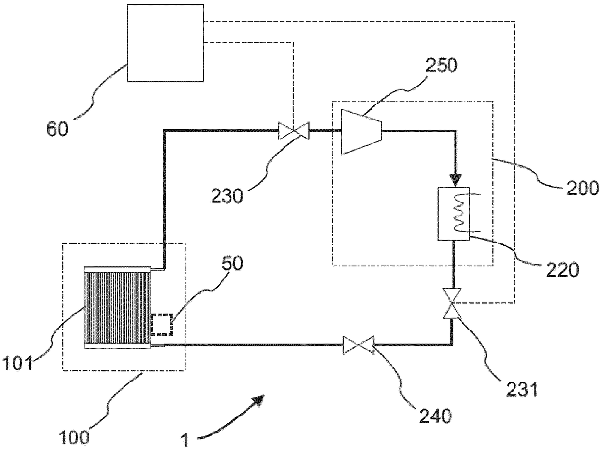 Heat exchanger assembly and method for operating a heat exchanger assembly