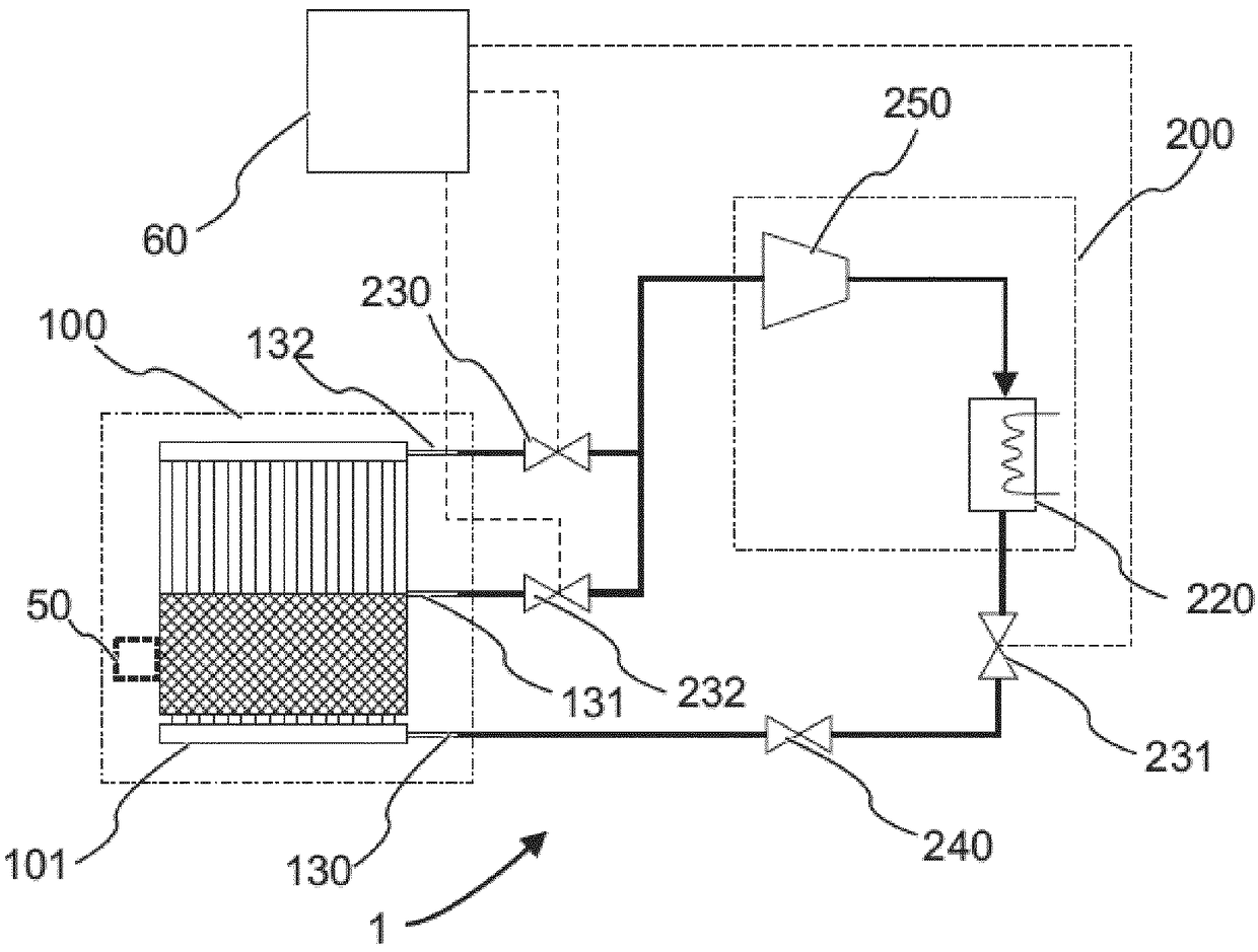 Heat exchanger assembly and method for operating a heat exchanger assembly