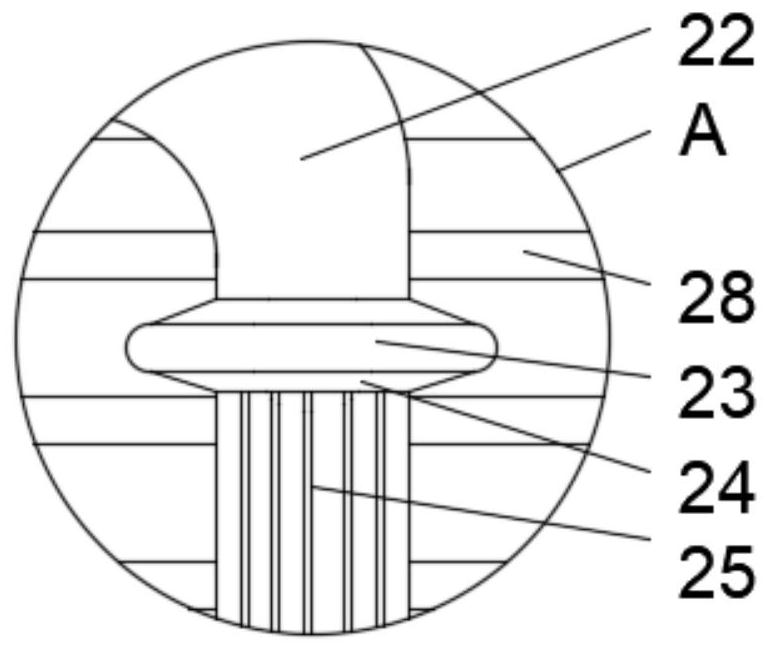 Treatment device for copper-containing wastewater of copper smelting plant