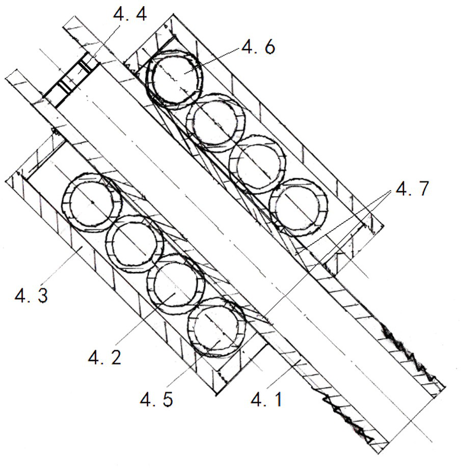 Gas-liquid dual kinetic energy negative pressure jet suction device with circulation function