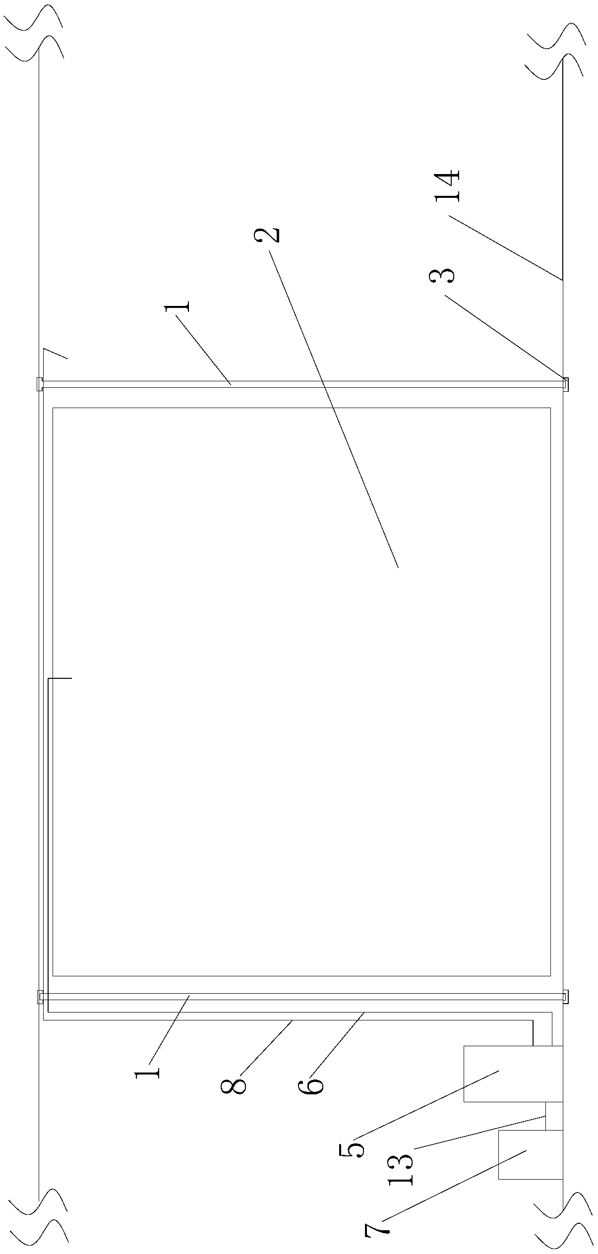 Temporary and rapid sealing device and method for mine disaster area