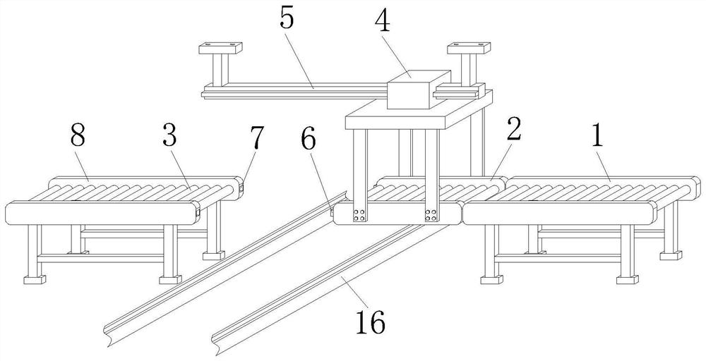 Full-automatic remains transfer system and fixed roller conveying belt thereof