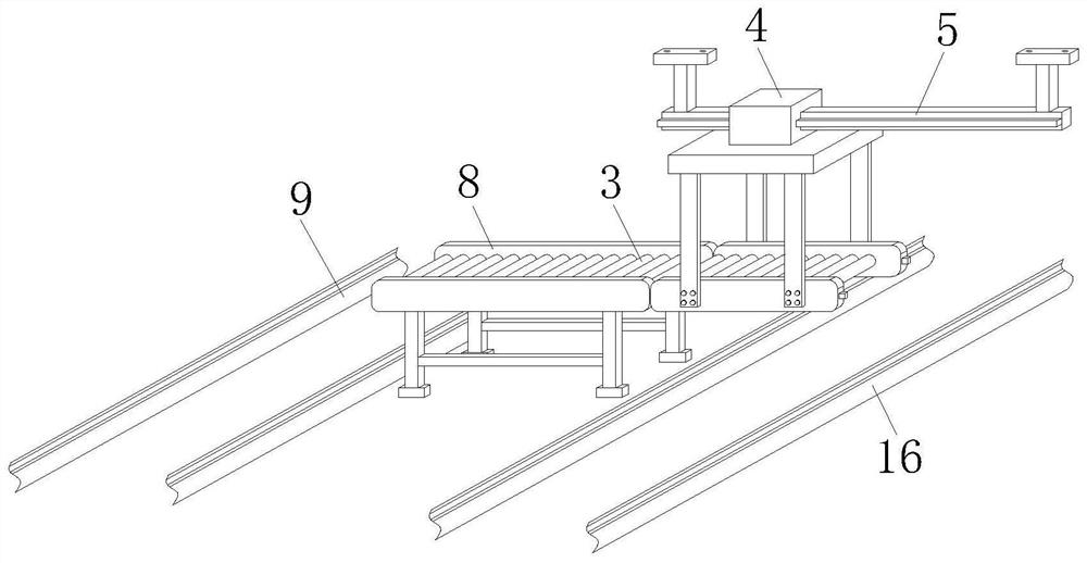 Full-automatic remains transfer system and fixed roller conveying belt thereof