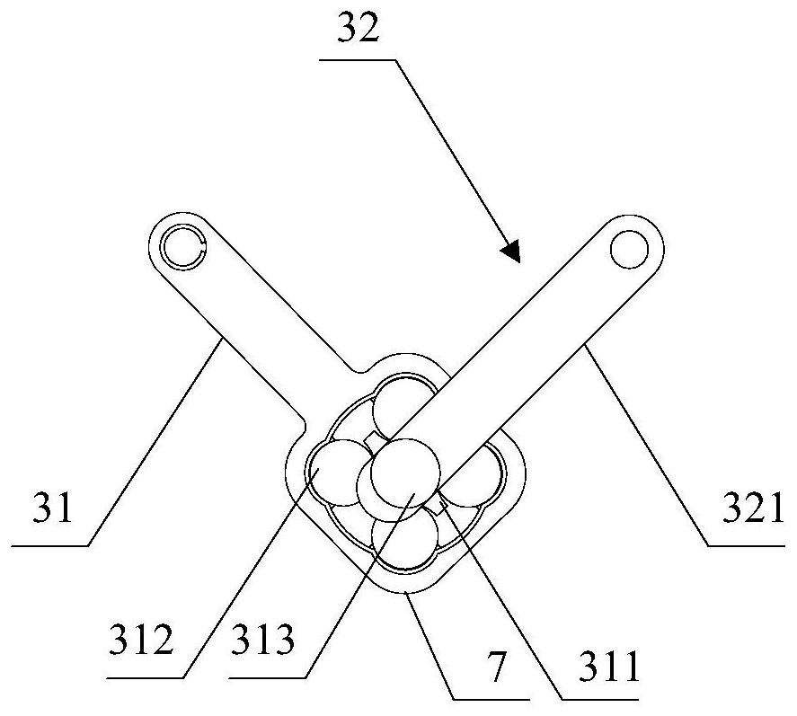 Combined anti-dancing device based on the principle of energy consumption and detuning