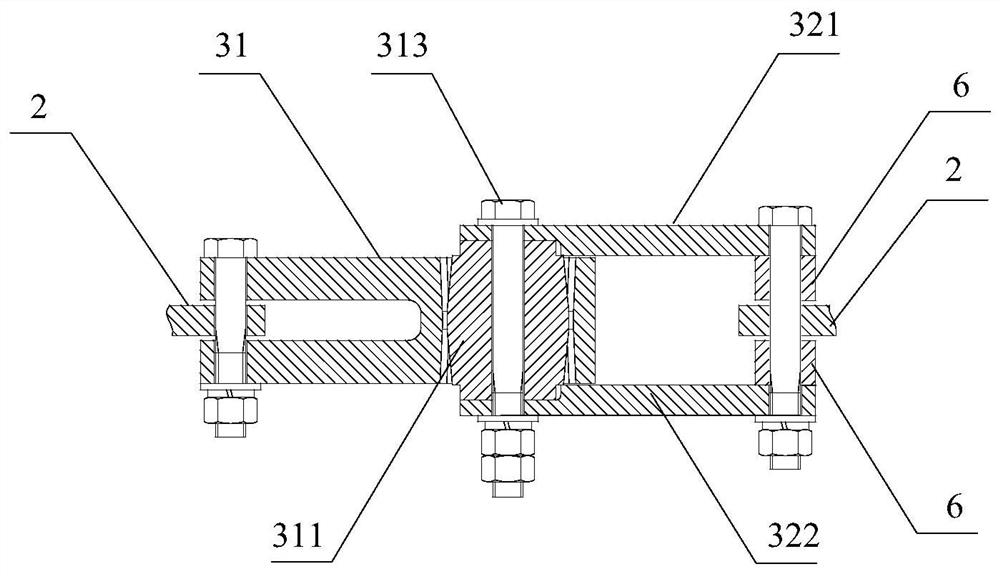 Combined anti-dancing device based on the principle of energy consumption and detuning