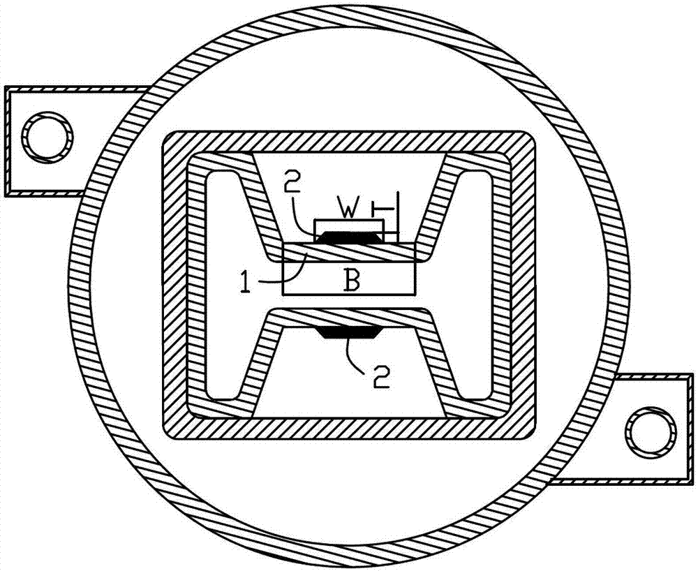 H-shaped tubular mold