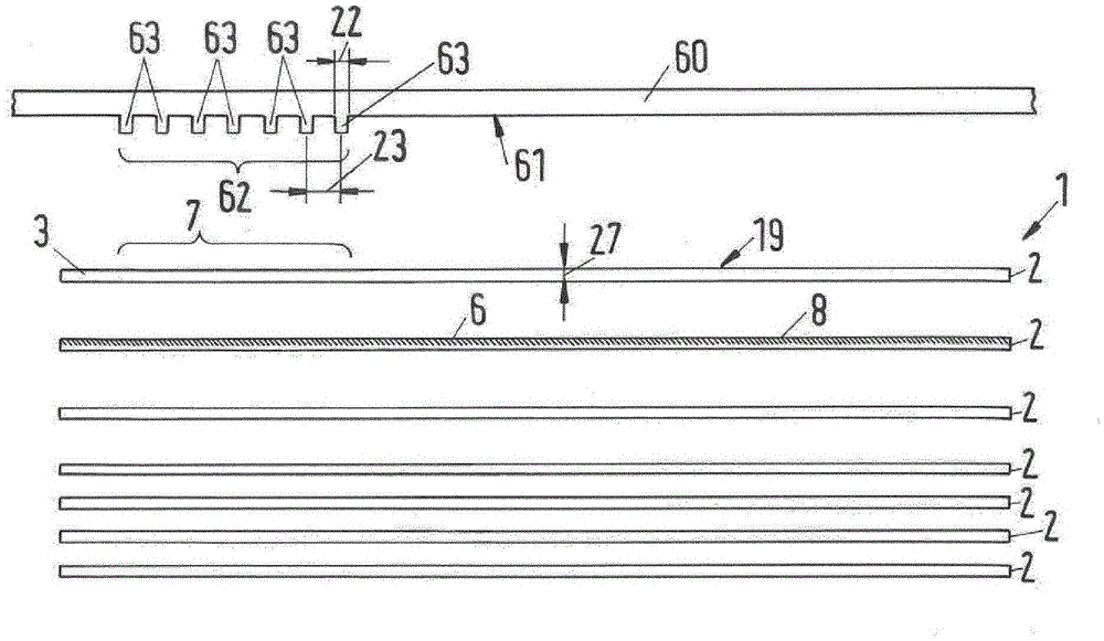 Method for producing an individualized security document having recesses