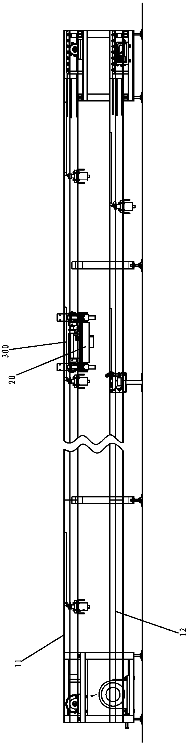 An automatic glazing assembly line for bathroom products