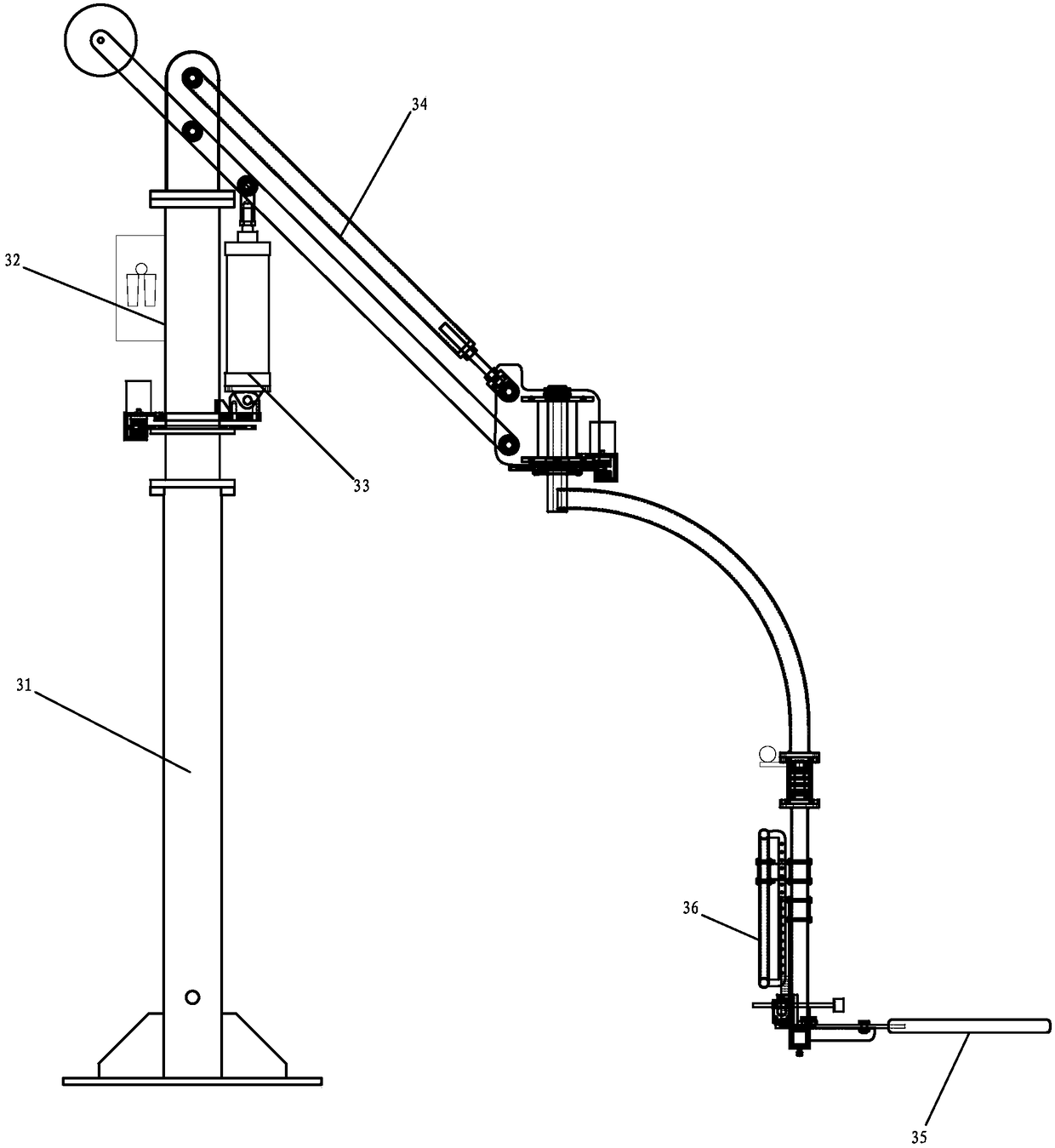 An automatic glazing assembly line for bathroom products