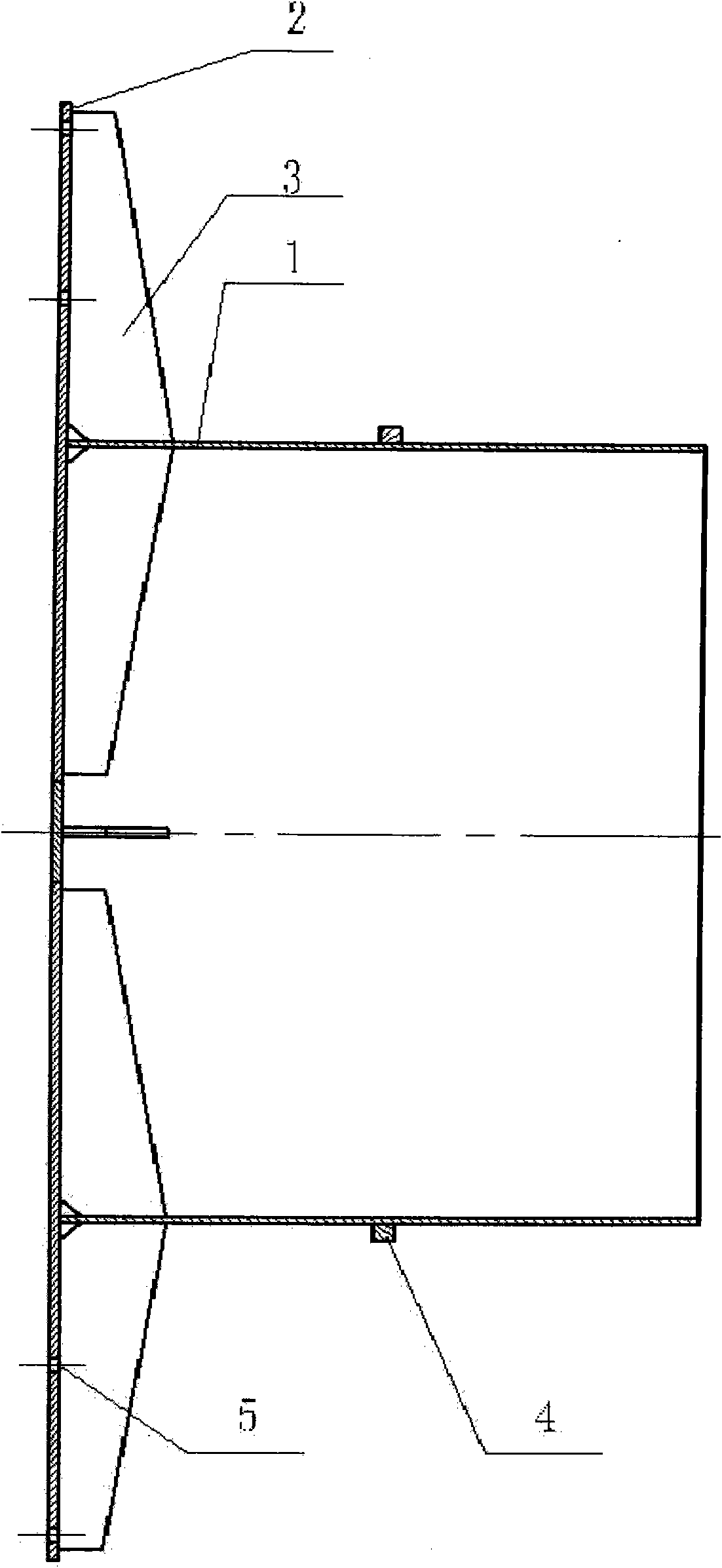 Special spraying device for wind-power tower