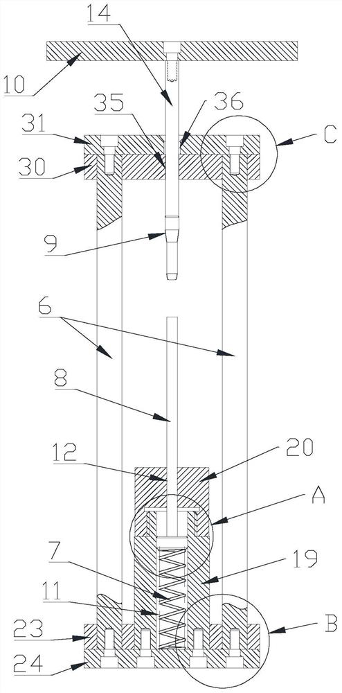 Oil seal transition sleeve and opening expanding tool for machining oil seal transition sleeve