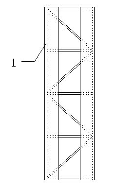 Compressed-steel sandwich combination wallboard