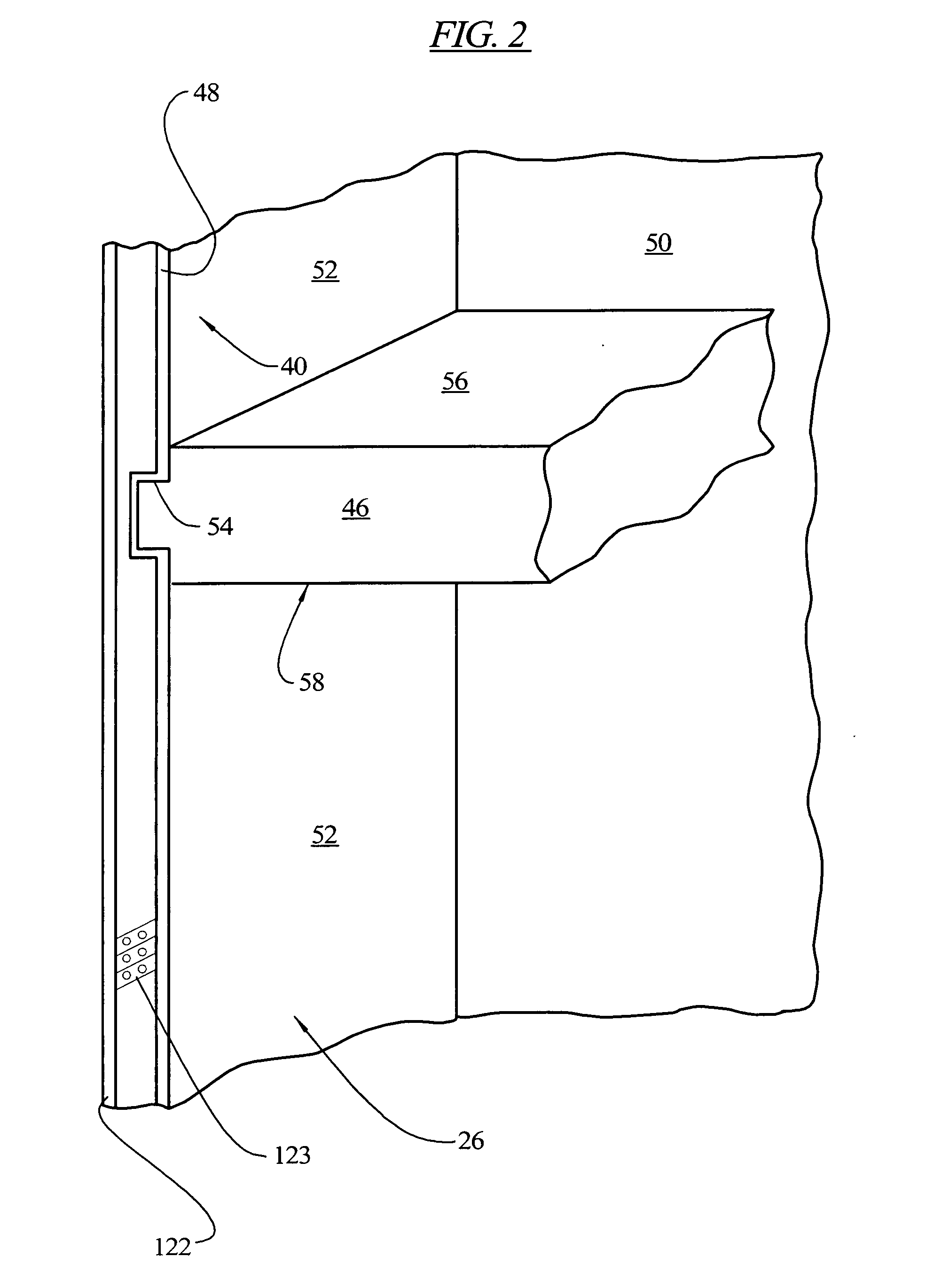 Integrated center rail dispenser