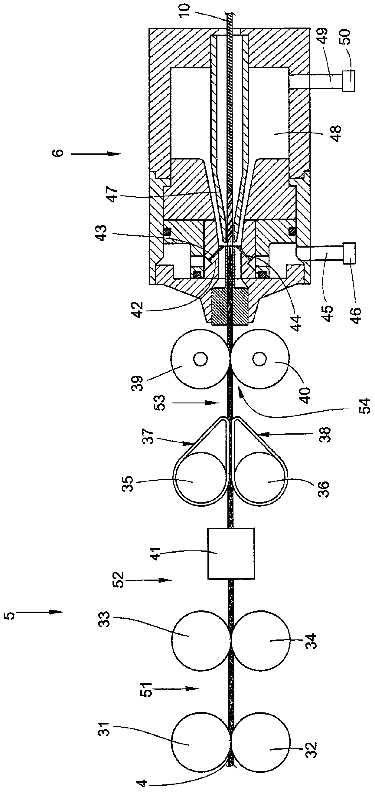 Air spinning machine