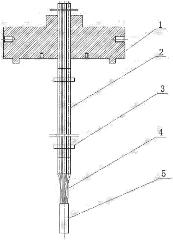 Experiment simulation device, system and preparation method for fine-bundle type fuel assembly