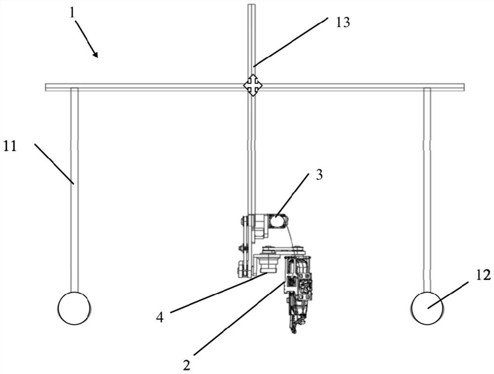 Steel bar binding system and steel bar binding method