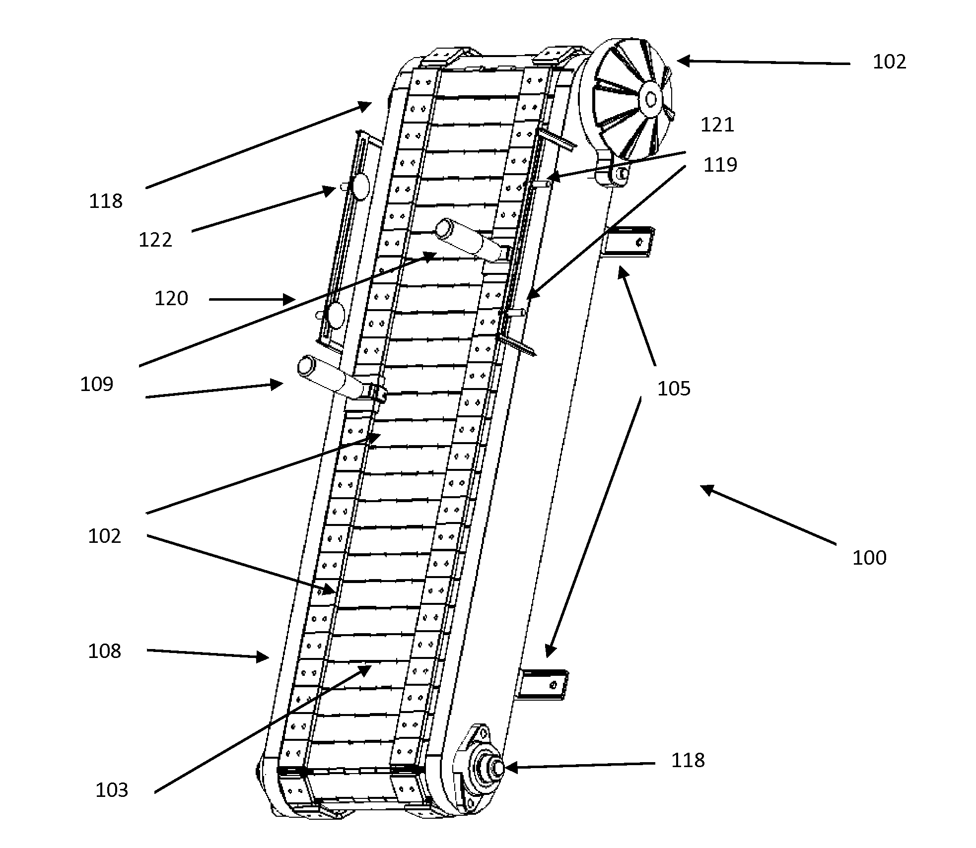 Endless Belt Arm Exercise Device With Braking Mechanism