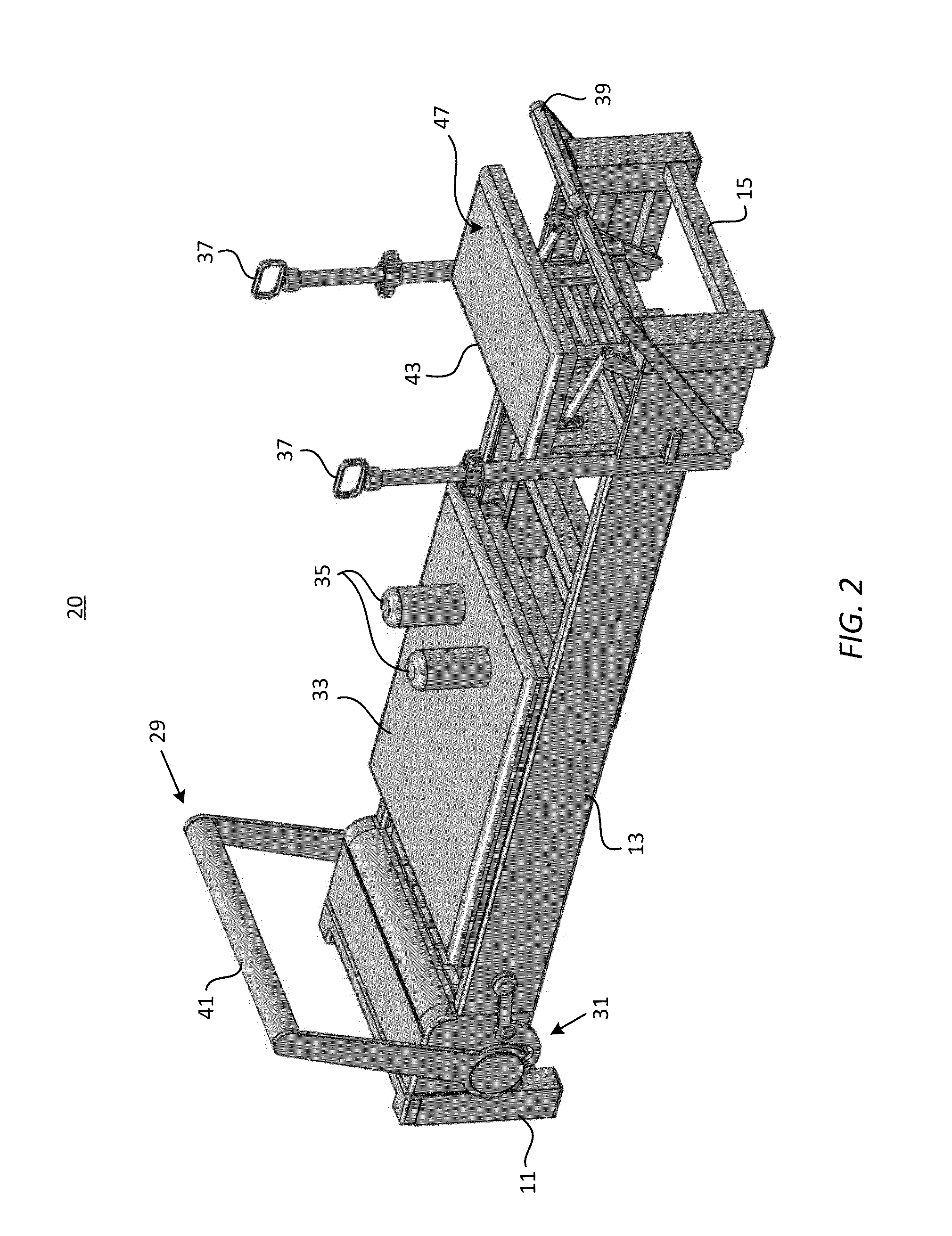 Reformer apparatus having integral ergonomic purchase translatable into deployed and stowed positions