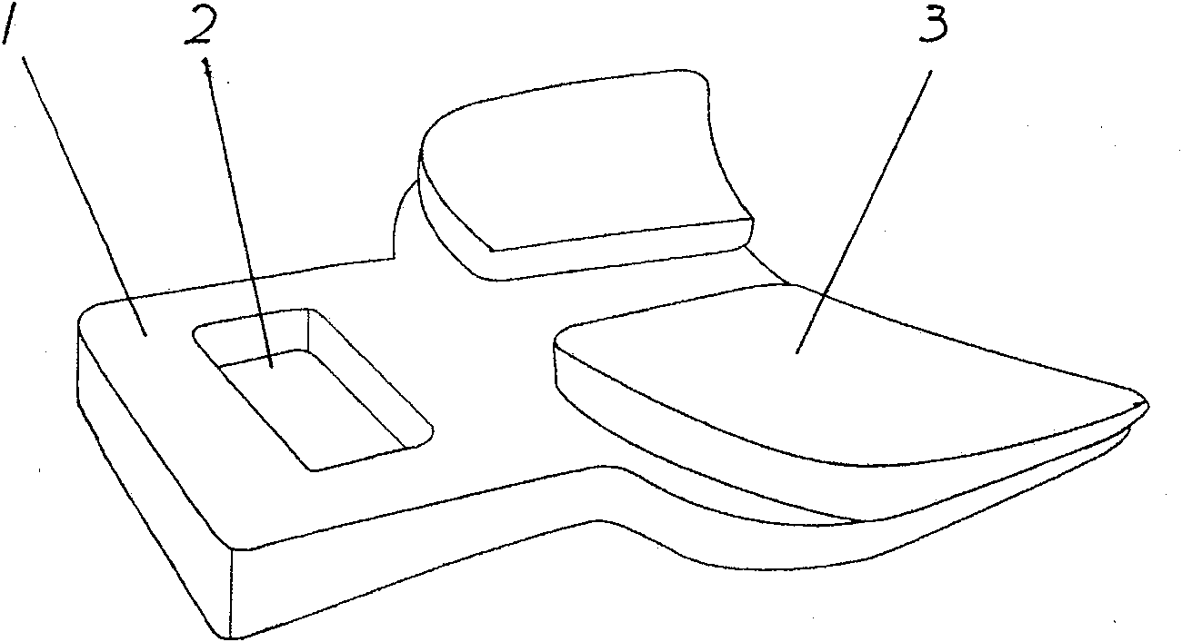 Composition type bump out thermal protecting guard apparatus for prone position