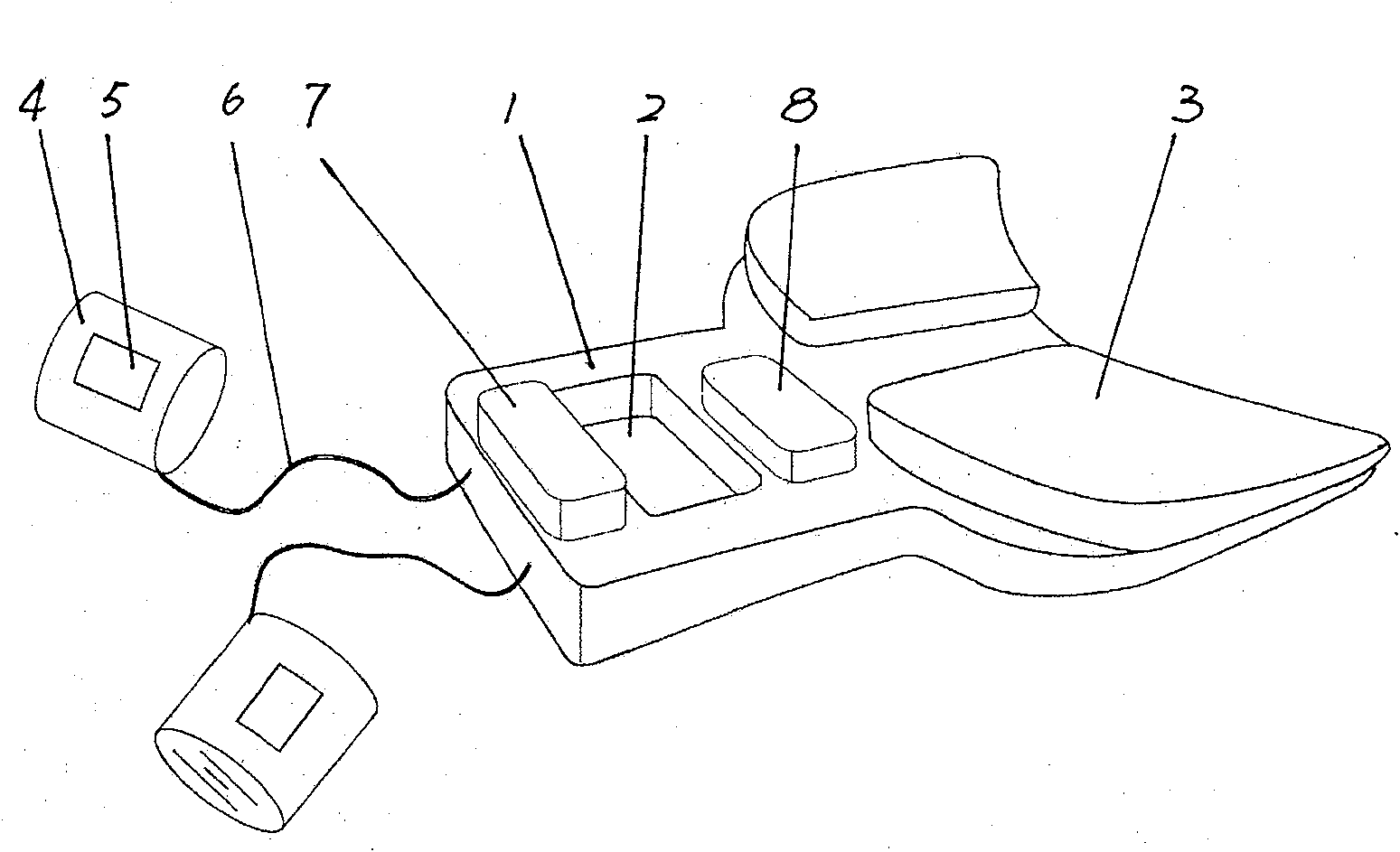 Composition type bump out thermal protecting guard apparatus for prone position