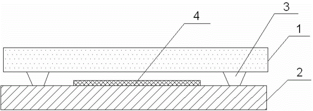 LED display panel and packaging method thereof