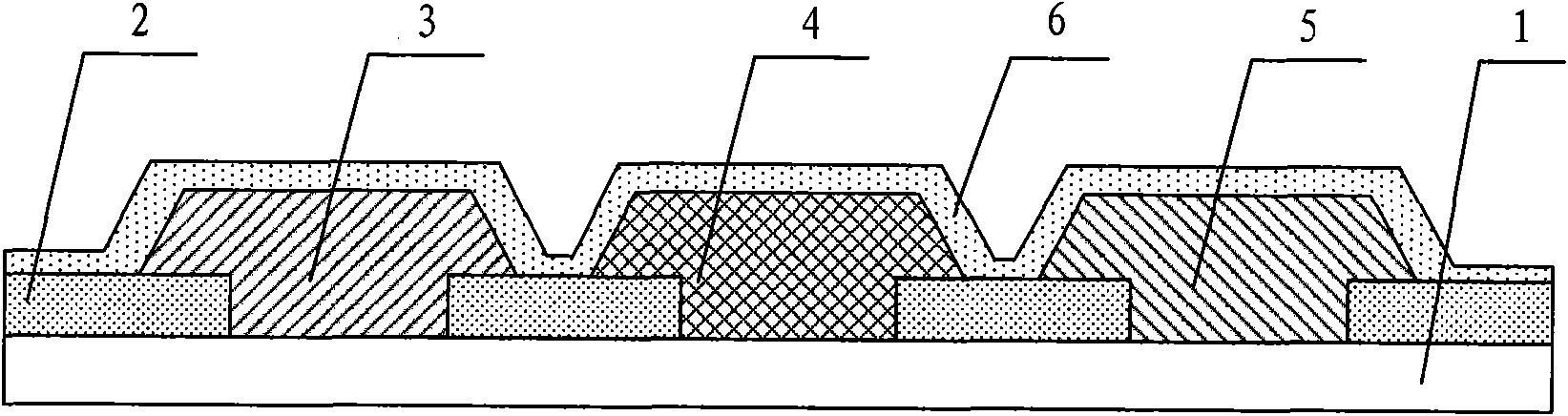 Liquid crystal display device and manufacture method of color film substrate thereof