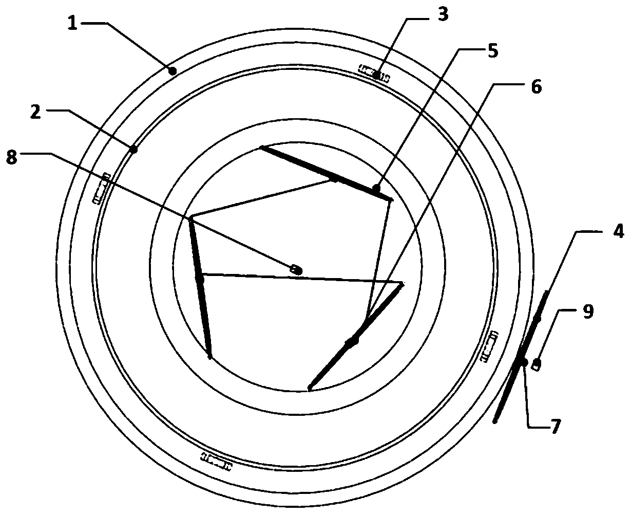 Space radio energy transmission method, device and application