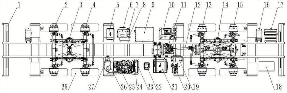 Multi-axis cooperative intelligent transport vehicle and cooperative steering control method thereof