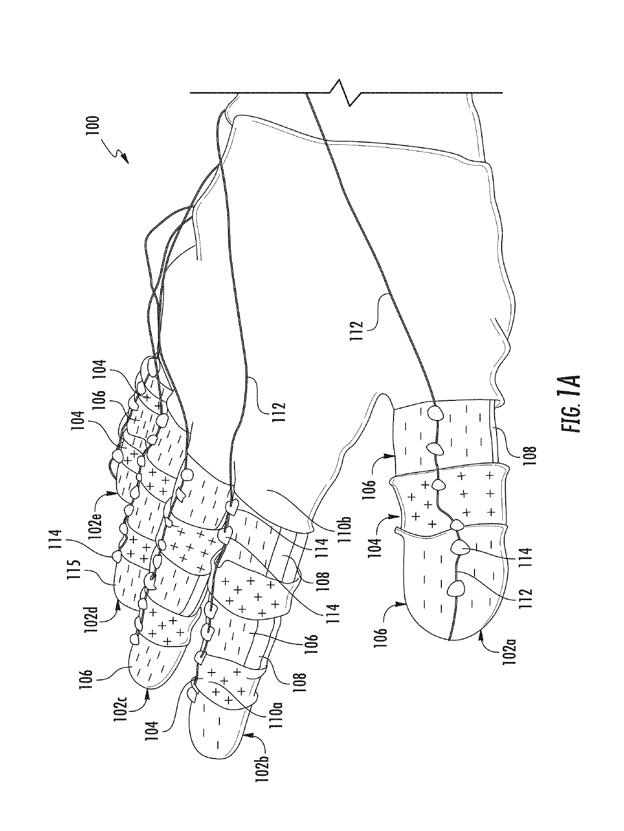 Wearable devices, wearable robotic devices, gloves, and systems, methods, and computer program products interacting with the same