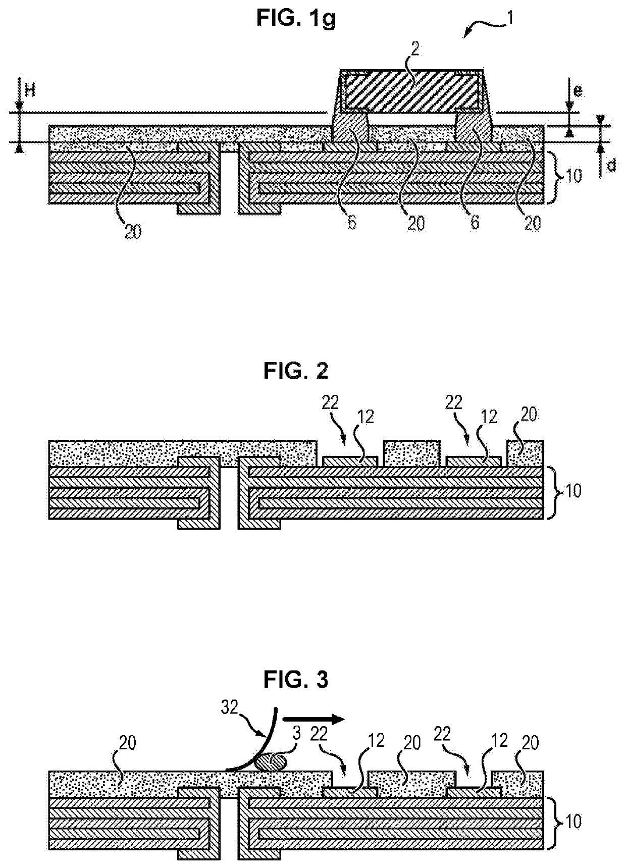 Attaching an SMD to an insulating layer with a solder joint in a cavity formed in an insulating layer