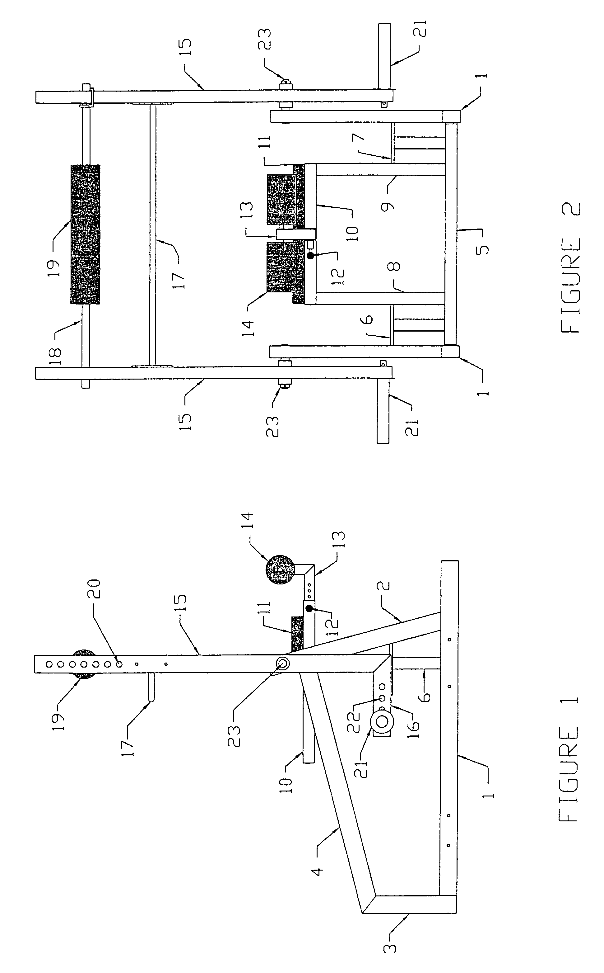 Exercise machine to train the hamstring group of muscles