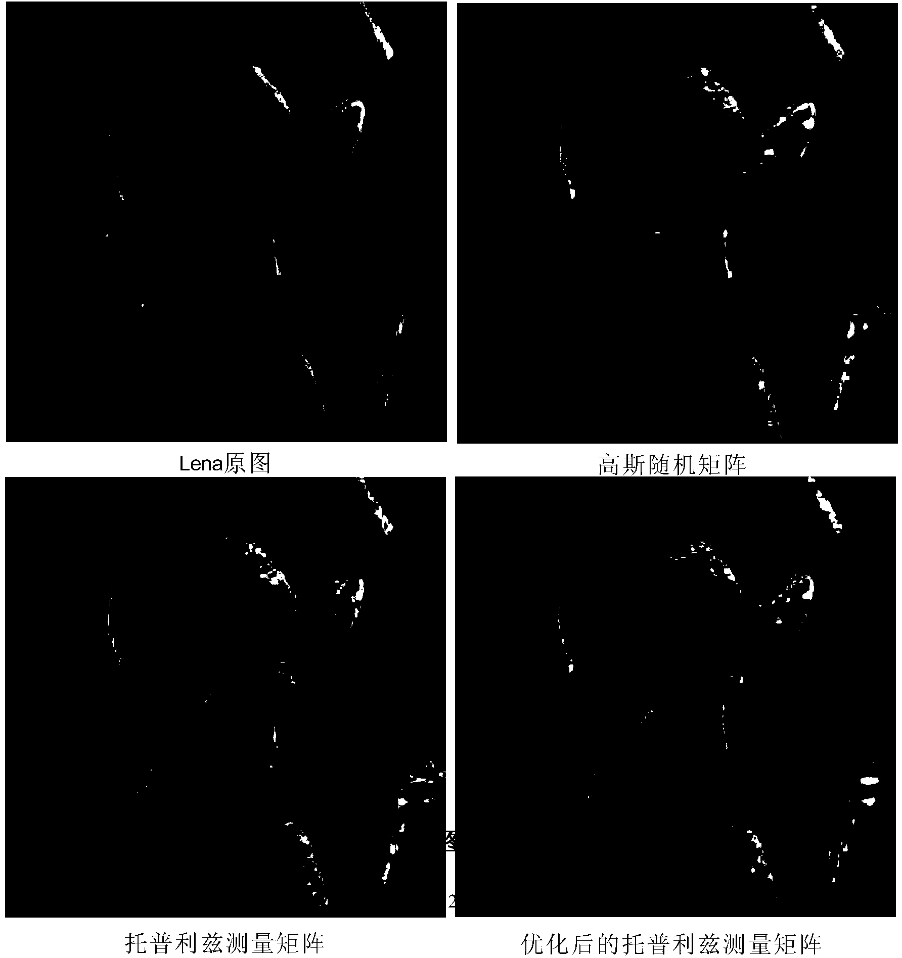 Toeplitz structure measurement matrix construction method based on singular value decomposition