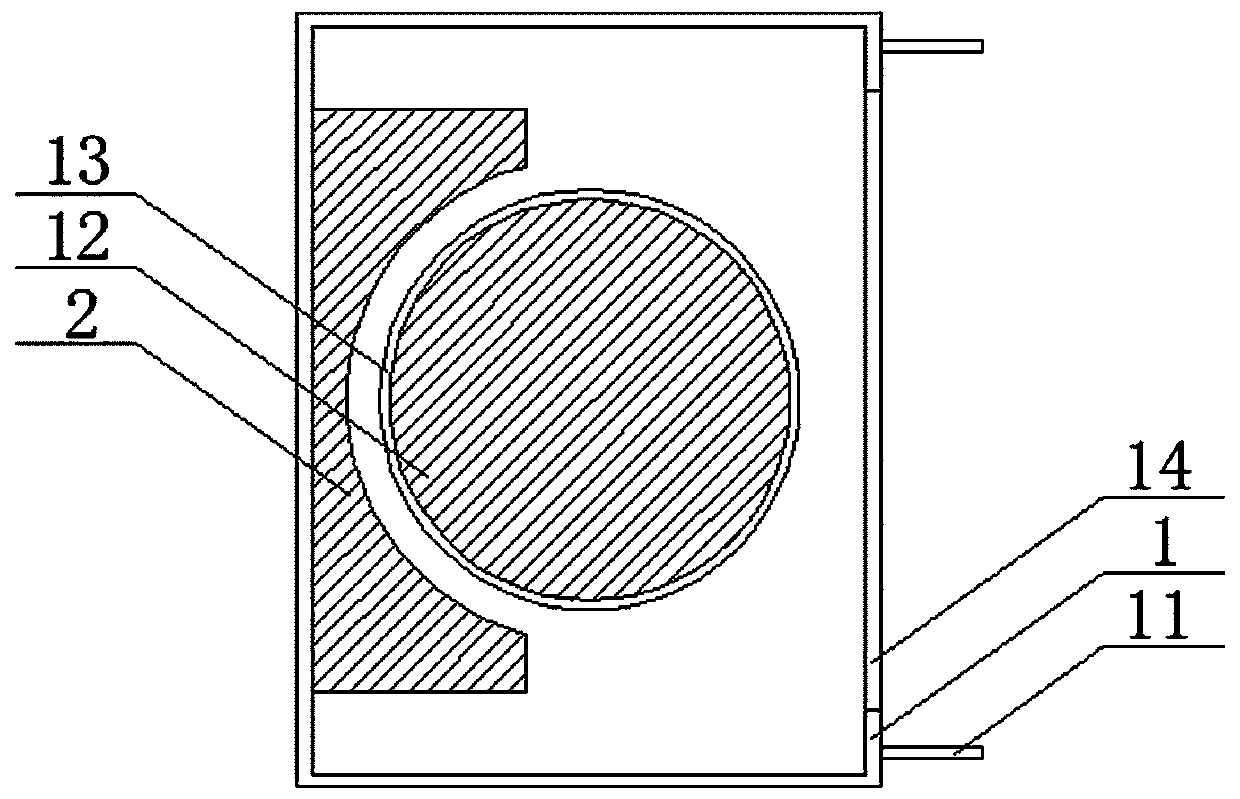 Combined installation protective equipment for single silicon thermal field crucible and using method of combined installation protective equipment